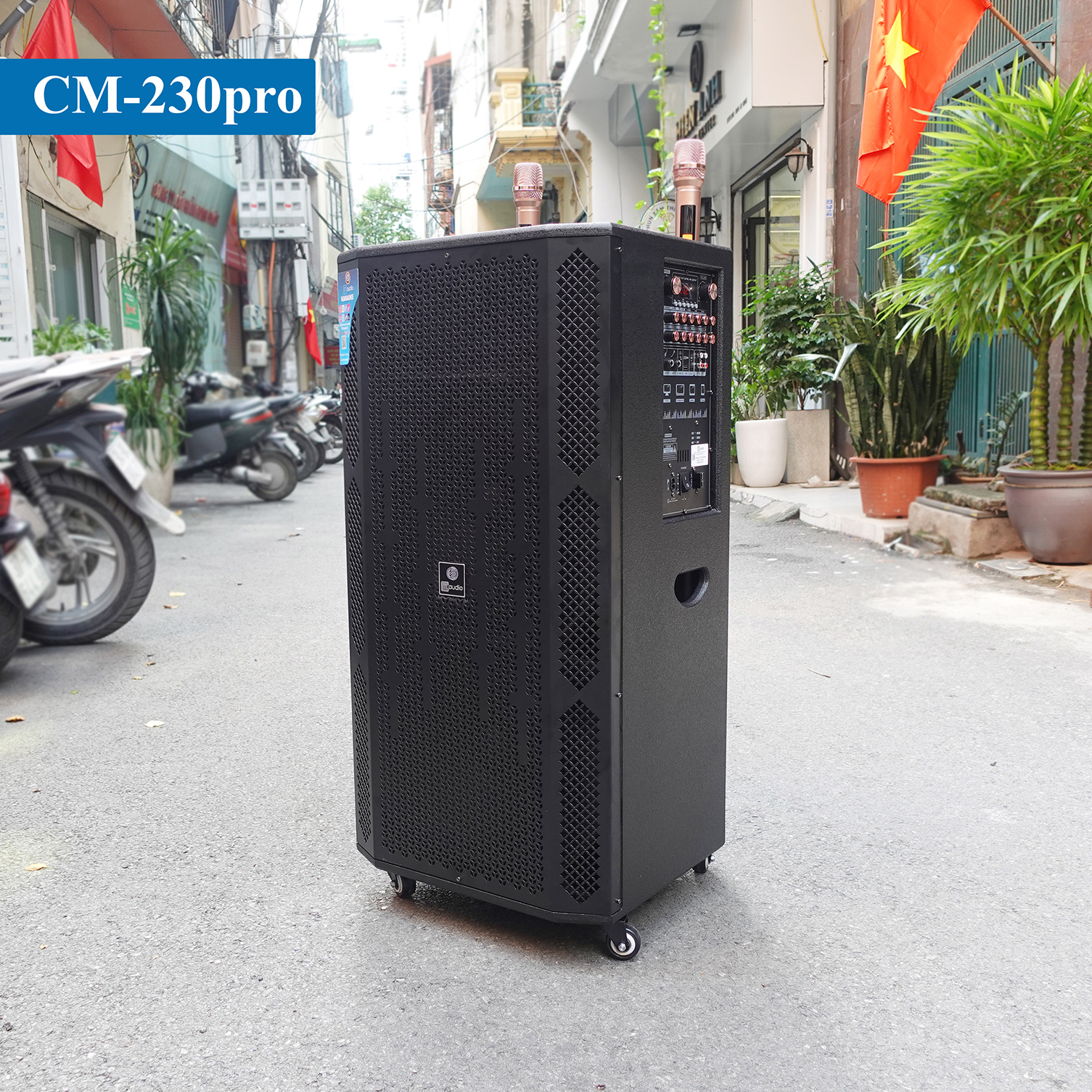 LOA KÉO CM-230PRO – BASS ĐÔI 30 – ÂM THANH CỰC MẠNH – CHUẨN CHUYÊN NGHIỆP